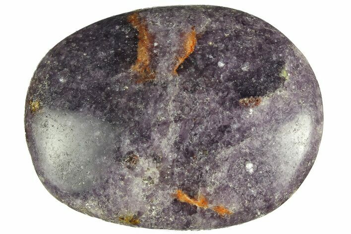 Sparkly, Purple Lepidolite Palm Stone - Madagascar #181549